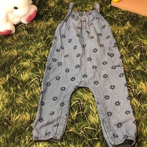 Baby Girls Denim Romper 18M